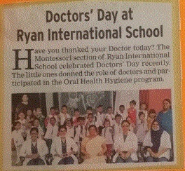 Doctors’ Day - Ryan International School, Sriperumbudur
